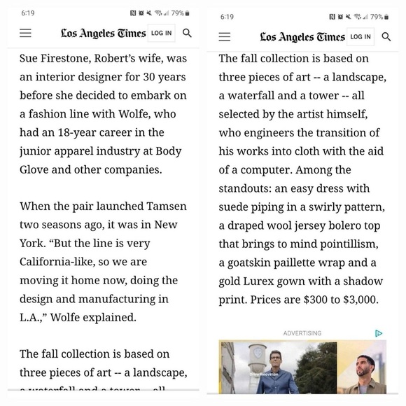 Tamsen Y2K Designer Gold/Brown Abstract Print Ruffle Halter Silk Gown NWT - Picture 4 of 16